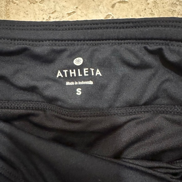 Athleta Red and Blue Athletic Shorts Dynamic Design - Picture 2 of 3
